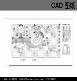 時(shí)尚與自然交融 某服裝公司庭院設(shè)計(jì)平面圖解析
